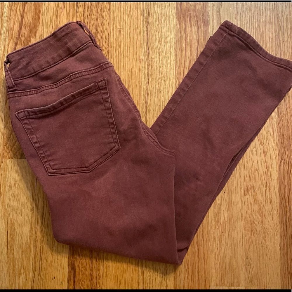 Sonoma Maroon Capri jean leggings size 3 women’s